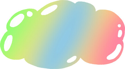Pastel Dream Cloud Illustration PNG