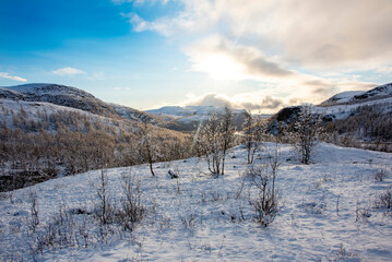 Wintry Mix in Autumn - Finnmark County - Norway