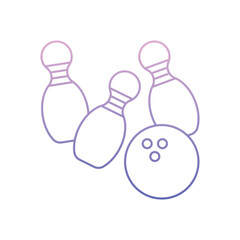 Bowling Vector icon