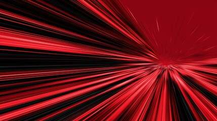 Dynamic red and black speed lines creating energetic abstract background effect