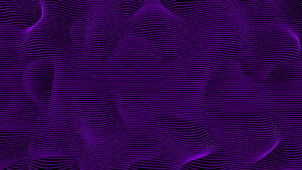 abstract Purple color horizontal lines with abstract pattern on black background