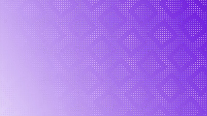 abstract. Purple half tone glowing random dots and grid technology background