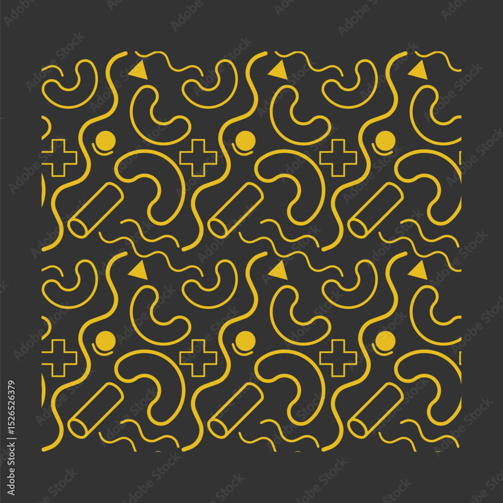 Poster bundle of memphis seamless patterns. memphis design elements. constructivism memphis vector isolated