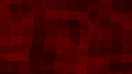 Abstract lines and dots slowly moving hi-tech background, futuristic grid pattern technology...