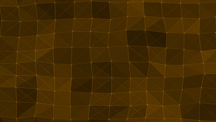 Abstract lines and dots slowly moving hi-tech background, futuristic grid pattern technology...