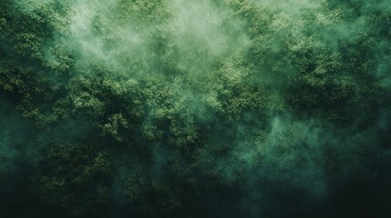 Obraz premium Lush Dense Green Forest with Vibrant Canopy and Thick Vegetation in a Natural Wilderness Scene Highlighting Nature's Tranquility and Biodiversity