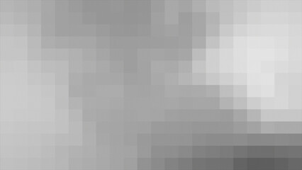 Simple and classy pixilated square box pattern White and Black color minimal geometric background