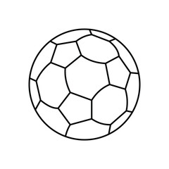 Fototapeta premium Soccer Ball Vector icon