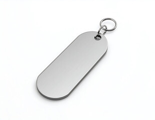 Fototapeta premium Laser-Cut Steel Bookmark – Minimalist Geometric Design on White Background