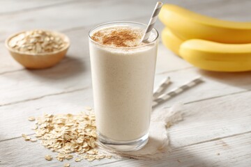 Healthy Banana Oat Smoothie Recipe Perfect Breakfast Option