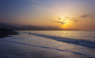 Amanecer costa Axarqu&iacute;a, Torre del Mar M&aacute;laga
