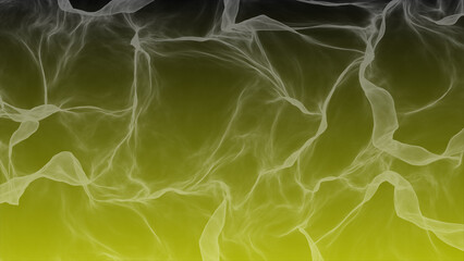 Abstract digital particle wave hi-tech Yellow background ,animation cyber or technology background