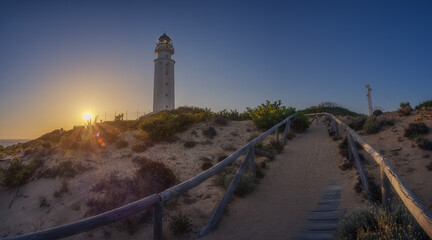 Faro de Trafalgar, Cádiz, Andalucía España.