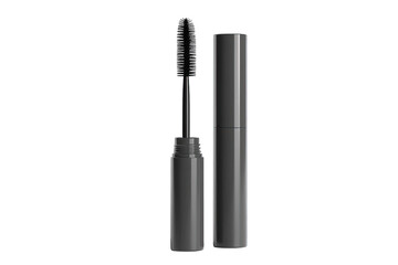 Dark gray mascara in a tube