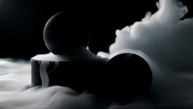 Loopable smoke abstract background 