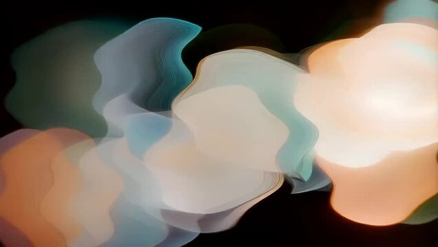 Loopable abstract colorful background with smoke