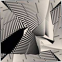Основные RGB op art creative dynamic pattern, abstract modern background, vector design element