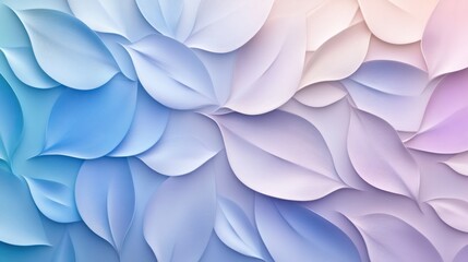 Pastel leaf pattern background