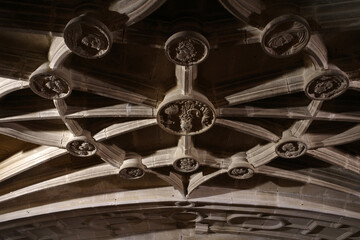 Ceiling of the church