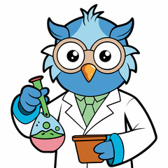 professor in laboratory