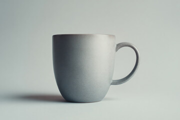 Fototapeta premium a white coffee cup sitting on top of a table