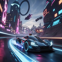 car in the night