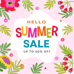 summer sale card