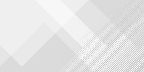 Obraz premium Abstract white background. Minimal geometric white light background abstract design.