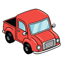 Cute Toy Car Design in Vector for Kids Play Media