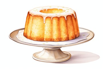 Dessert food cake cake stand.