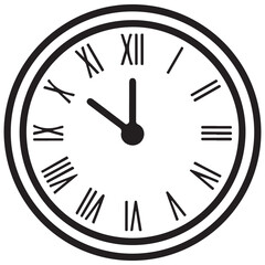vector clock icon. vector illustration eps 10