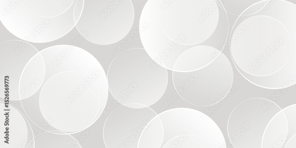 Wall mural modern graphic design element circles style concept for banner. vector.
