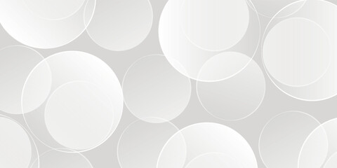 Modern graphic design element circles style concept for banner. vector.