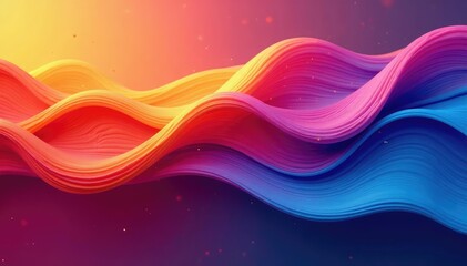 Abstract flowing lines merging into one shape, curve, unification, amalgamation