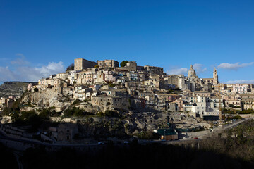 Obraz premium Cityscape of Ragusa Ibla, Sicily, Italy