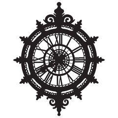 clock on a white background. vector illustration eps 10