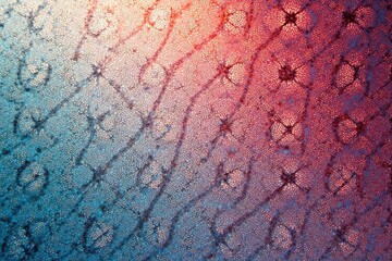 Fototapeta premium Geometric lace overlay, repeating motif, shadow detail, repeat, textile, overlay