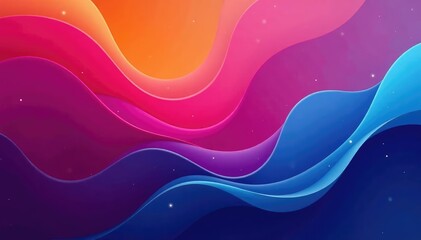 Vibrant abstract web banner design, perfect for website headers or social media , template, visual
