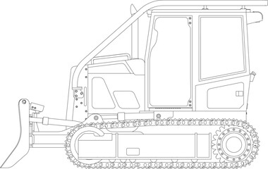 Dozer is a type of heavy equipment used for construction. Dozers are used to push, dig or pull materials such as sand, soil, rocks and others.