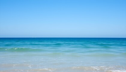 Obraz premium tropical beach with blue sky