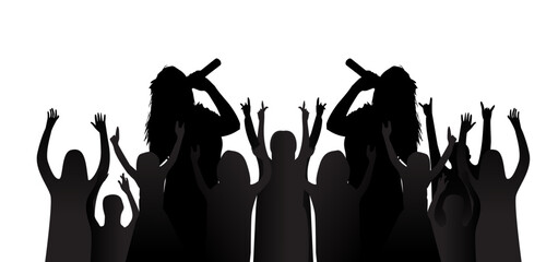 Printmusic party celebration element