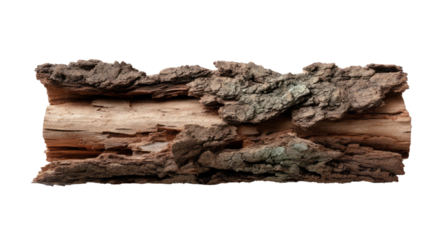 Textured Wood Bark: A detailed macro shot captures the rugged beauty of weathered tree bark, showcasing its intricate textures, tones, and the story etched into its surface over time. 