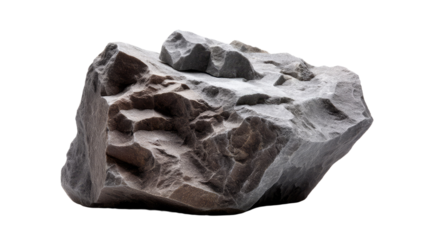 Rock Solid: A weathered rock, a monument to time and geological forces, revealing textured details and robust form.