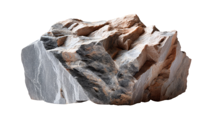 Textured Earth: An intimate depiction of a rugged, multi-hued rock formation, showcasing a palette of natural earth tones and intricate textures