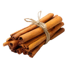 Realistic Cinnamon Sticks Botanical Herb Transparent Background