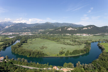 Il respiro del fiume tra le montagne.. © dariodefalco