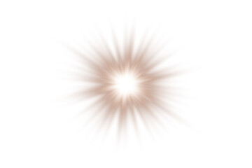 Fototapeta premium Sun Energy Flash. Vibrant Chocolate Brown Light Burst Effect for Abstract and Magical Designs