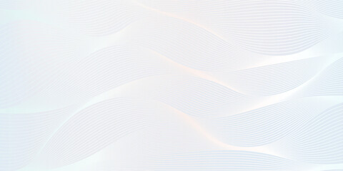 Premium background design with white line pattern (texture) in luxury pastel colour. Abstract horizontal vector template for business banner, formal backdrop, prestigious voucher, luxe invite