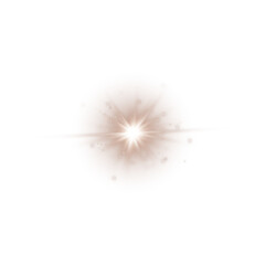 Obraz premium Sun Energy Flash. Vibrant Chocolate Brown Light Burst Effect for Abstract and Magical Designs