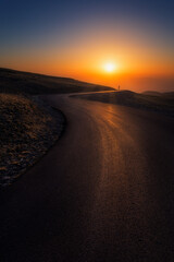 Carretera al ocaso
